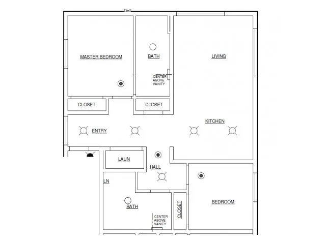 Two Bedroom B floor plan